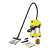 Пылеводосос 1000Вт, WD 3 S 17л, нержавейка KARCHER