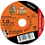 Диск отрезной по металлу T41-125x1.0x22.2 (10/100/400), M-LION MCD12510P