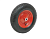 Колесо для тачки W16-4.00/8L (16) (литое, каучук,втулка 16)